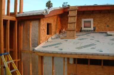 men working on a roof