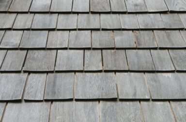 black and white roof tiles